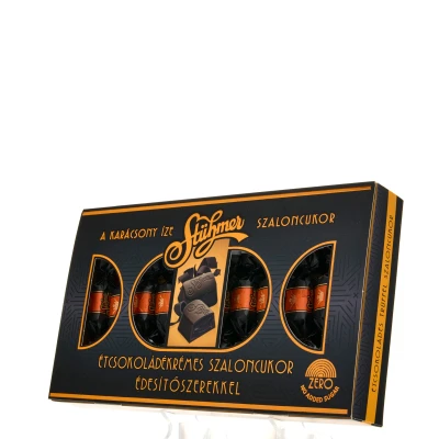 Csokoládékrémmel töltött étcsokoládé szaloncukor édesítőszerrel 225g