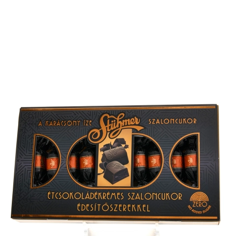 Csokoládékrémmel töltött étcsokoládé szaloncukor édesítőszerrel 225g