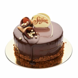 Chocolate cake, 6 slices size