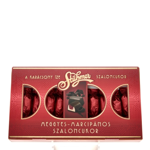 Sour cherry - marzipan Christmas Candy 225g