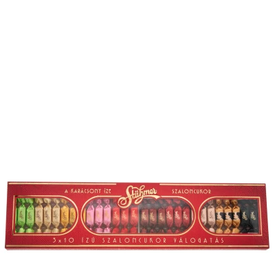 Szaloncukor válogatás - 3x10 féle ízben 340g