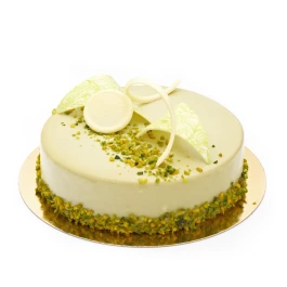 Crunchy pistachio cake, 6 slices size