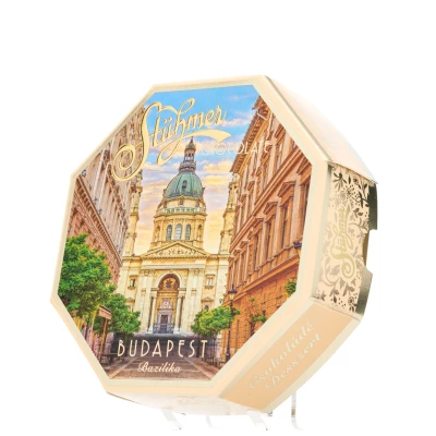 8 szögletű praliné (csokoládékrémes) Budapest 66g