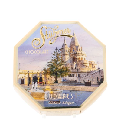 8 szögletű praliné (csokoládékrémes) Budapest 66g