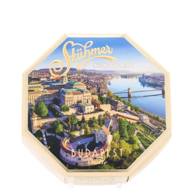 8 szögletű praliné (csokoládékrémes) Budapest 66g