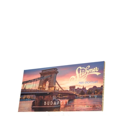 Tejcsokoládé Budapest Lánchíd Esti 90g