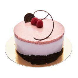 ZERO raspberry cake with sweeteners, 6 slices size